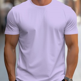 Fashion Summer Men's Slim Fit T-Shirt For Daily Casual Wear