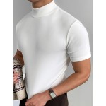 Men's High Neck Stretch Elegant T-shirt