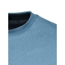 Men's Basic Solid Cotton O-neck Long Sleeve T-Shirt