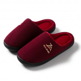 Soft Plush Cozy House Slippers Anti-skid Slip-on Shoes Indoor For Men And Women Winter Shoes