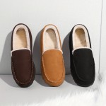 Slippers For Men Men's Slippers Memory Foam Slip On Moccasins Slippers House Slippers With Anti-Slip Sole