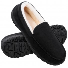 Slippers For Men Men's Slippers Memory Foam Slip On Moccasins Slippers House Slippers With Anti-Slip Sole