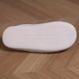 Soft Plush Cozy Graphic Pattern Design House Slippers Anti-skid Slip-on Shoes Indoor For Men Winter Shoes