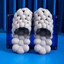 Men's Massage Bubble Slides, Trendy Cushioned Funny Non-slip Spa Slippers, Golf Ball Slides