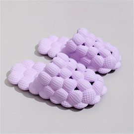 Men's Massage Bubble Slides, Trendy Cushioned Funny Non-slip Spa Slippers, Golf Ball Slides