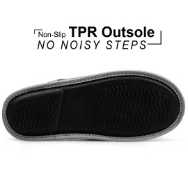 Plaid Home Slippers Soft Cozy House Slippers Anti-skid Slip-on Shoes Indoor For Men Winter Shoes