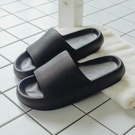 Men's Cloud Slides Slippers, Soft Comfy Lightweight Non Slip House Shoes For Indoor Outdoor Shower Bathroom