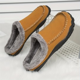 Men's Casual Warm Keeping Slip On Household Slippers With Assorted Colors