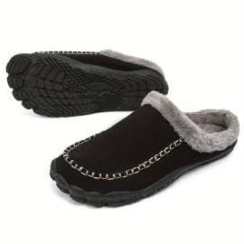 Men's Casual Warm Keeping Slip On Household Slippers With Assorted Colors