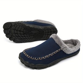 Men's Casual Warm Keeping Slip On Household Slippers With Assorted Colors