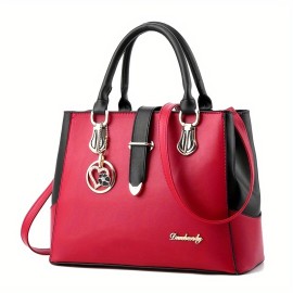 Fashion Handbag For Women, Large Capacity Crossbody Bag, Elegant Top Handle Satchel Purse