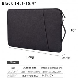 13/14/15.6 Inch Laptop Sleeve Case With Handle For MacBook Pro/Air, DELL XPS/DELL Inspiron, Acer Chromebook , Samsung, Lenovo And Most 13-16 Inch Laptop