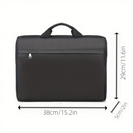 Laptop Bag 15.2Inch/38cm, Waterproof Laptop Portable Bag, Durable Ultra-thin Laptop Bag, Men's And Women's Working Gifts, Business Portable Shoulder Bag, File Bag