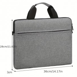 New Simple Large-capacity Computer Bag Ultra-thin Portable Notebook Computer Bag Tablet Computer Protective Cover Ultra-lightweight Bag Inner Bag Shoulder Computer Document Bag