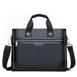 Men's Bag Briefcase Europe And America Men's Business Commuting Handbag Single Shoulder Crossbody Bag Cross Style Computer Bag