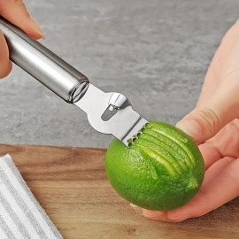 1pc Lemon Zester Grater Stainless Steel Lemon Grater Orange Peeler Citrus Fruit Grater Peeling Knife Kitchen Gadgets Bar Accessories