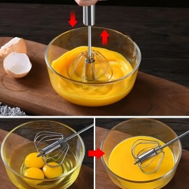 1pcs  Easy-to-Use Hand-Held Mixer For Cream, Eggs, And More - Perfect For DIY Baking And Cooking