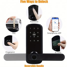 Keyless Entry Door Lock, Keypad Door Lock, Keyless Door Lock, Fingerprint Door Lock, Biometric Door Lock, Keypad Entry Door Lock, Passcode Code Door Lock, Digital Smart Door Lock (Smart Lock)