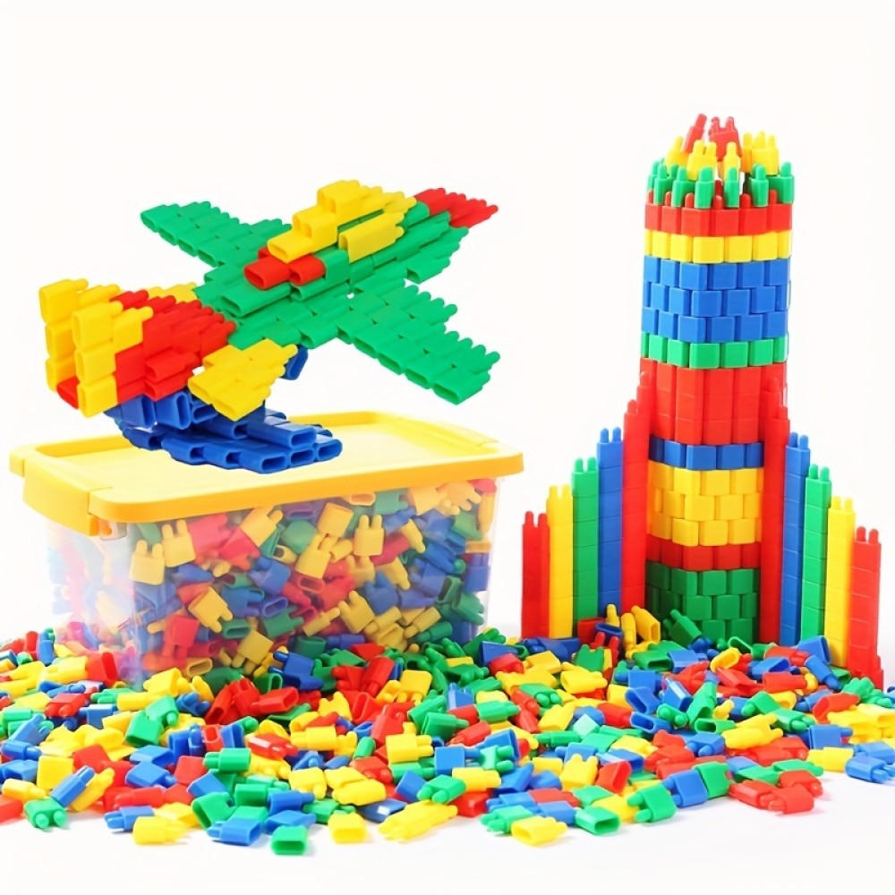 100pcs DIY Rocket Bullet Building Blocks, Educational Toys, Birthday Christmas Gift