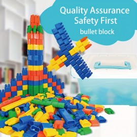 100pcs DIY Rocket Bullet Building Blocks, Educational Toys, Birthday Christmas Gift