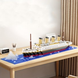 Chinese Building Blocks, High Difficult Cruise Ship Model, Assembled Toy, Birthday Gift, Halloween/Thanksgiving Day/Christmas Gift