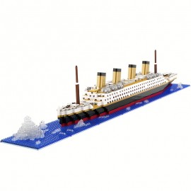 Chinese Building Blocks, High Difficult Cruise Ship Model, Assembled Toy, Birthday Gift, Halloween/Thanksgiving Day/Christmas Gift