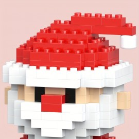 Mini Santa Claus Model Assembled Building Block Toys, Small Building Blocks, Birthday Gifts, Christmas Building Blocks, Christmas Gift, Assembled Toy