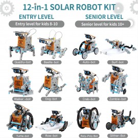 Educational Solar Robot Kit: Unleash Your Child's Creativity & STEM Skills Ages 8-13!