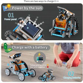 Educational Solar Robot Kit: Unleash Your Child's Creativity & STEM Skills Ages 8-13!