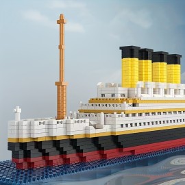 Construct a Magnificent Cruise Ship Replica with This Amazing Model Building Block Kit!