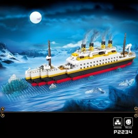 Construct a Magnificent Cruise Ship Replica with This Amazing Model Building Block Kit!