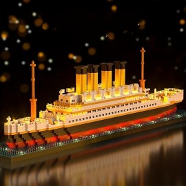 Construct a Magnificent Cruise Ship Replica with This Amazing Model Building Block Kit!