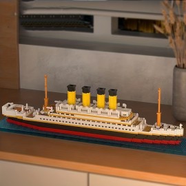 Construct a Magnificent Cruise Ship Replica with This Amazing Model Building Block Kit!