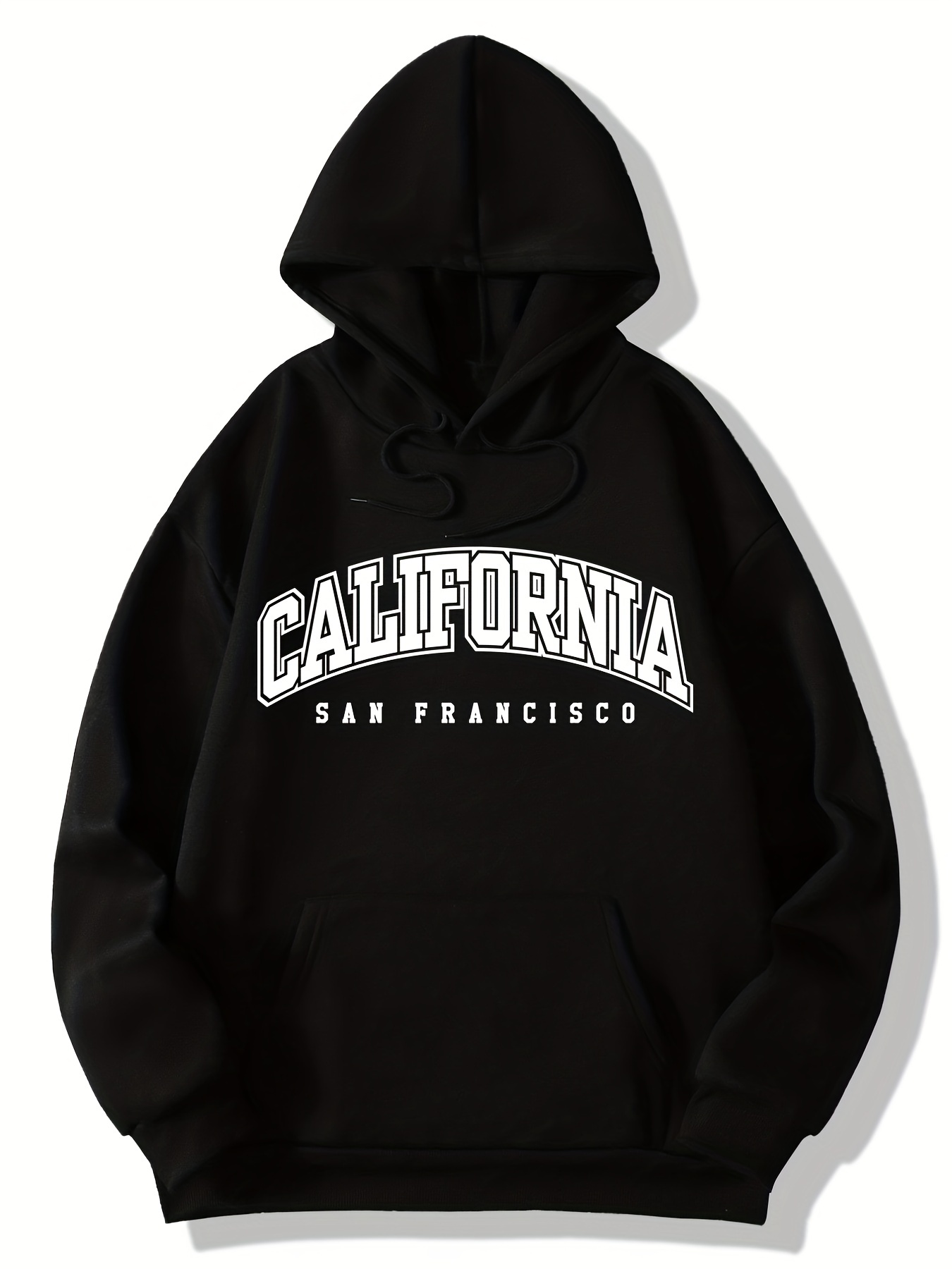 california print kangaroo pocket hoodie casual long sleeve drawstring hoodies sweatshirt womens clothing details 12