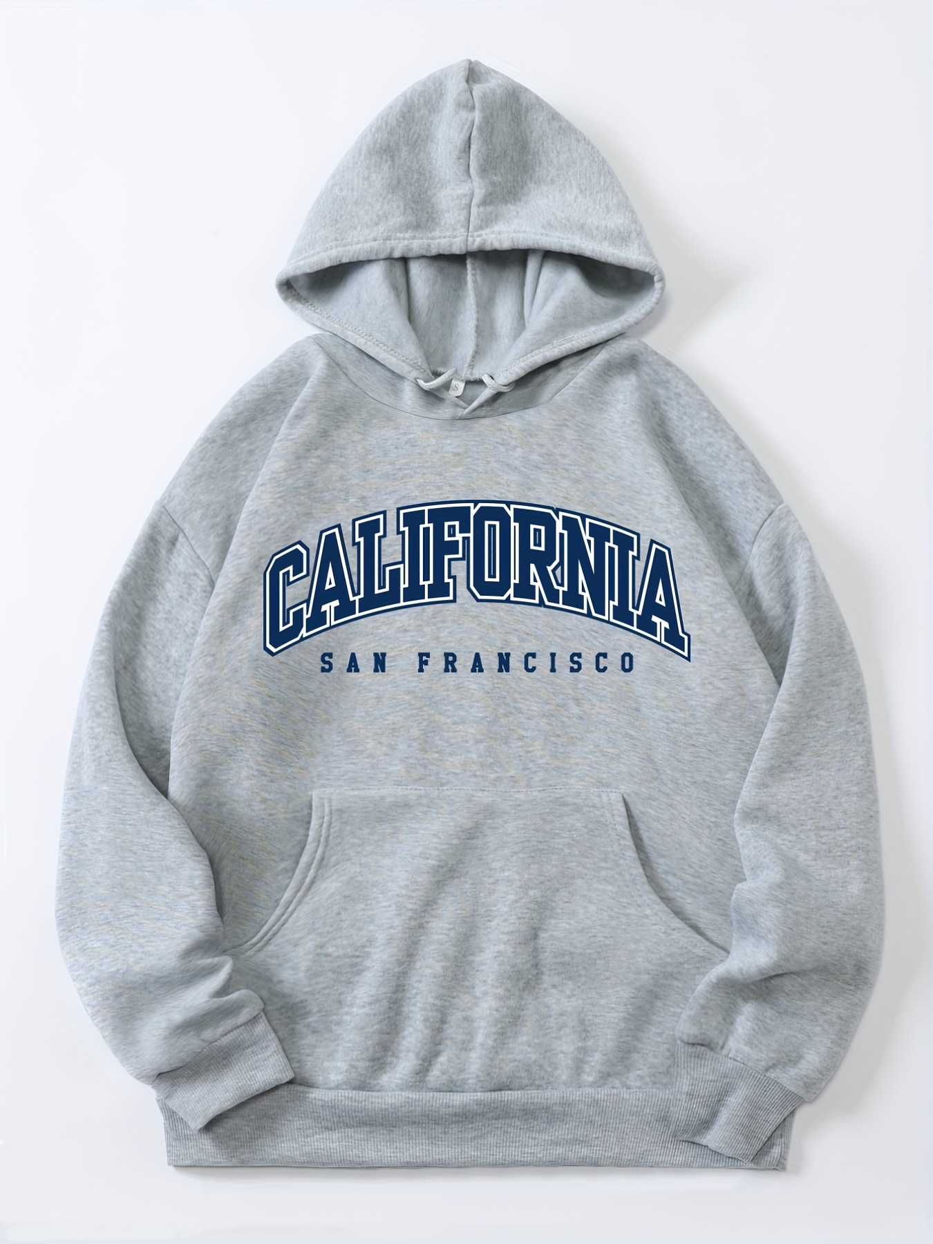 california print kangaroo pocket hoodie casual long sleeve drawstring hoodies sweatshirt womens clothing details 28