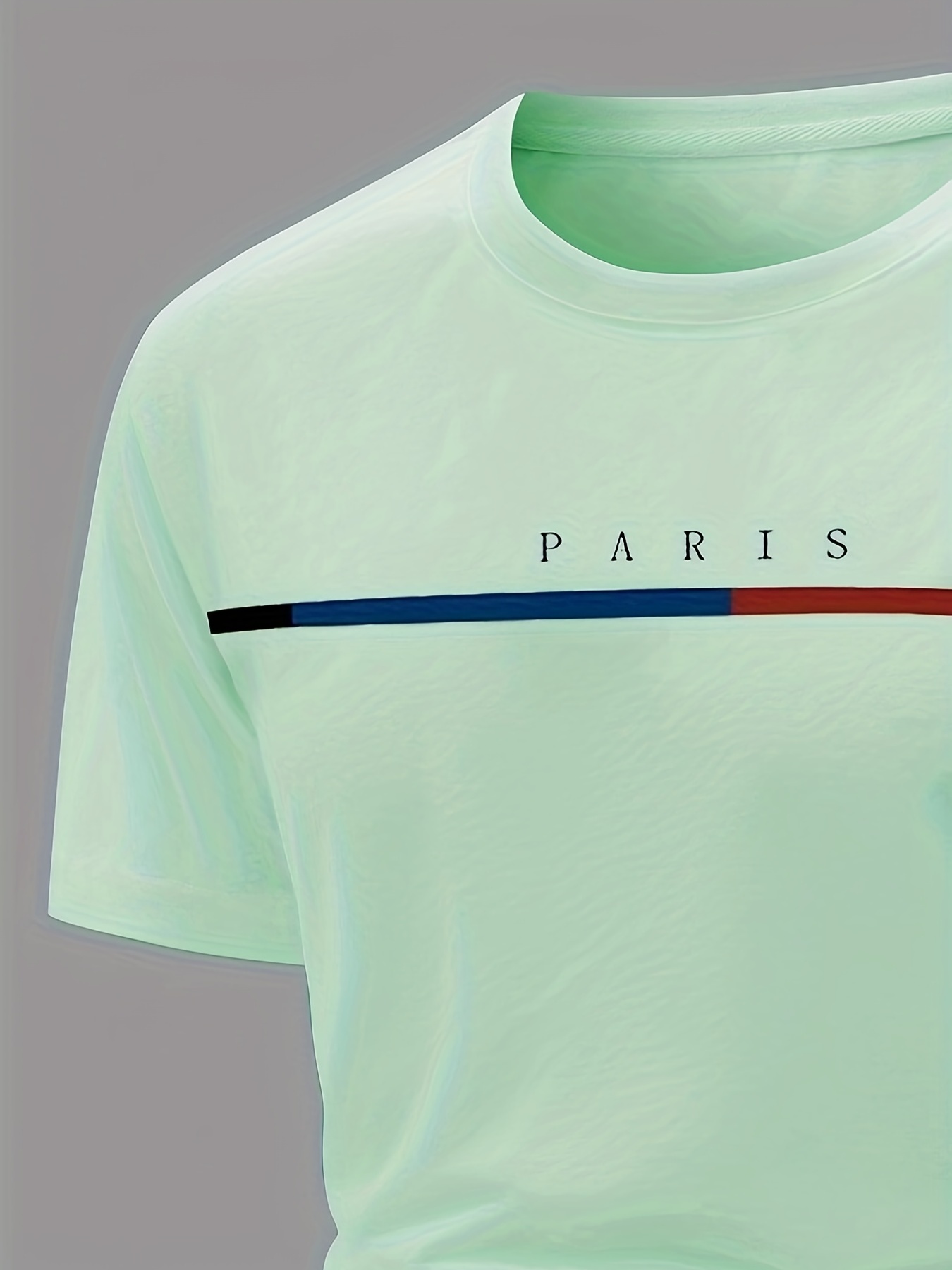 paris theme pattern print mens comfy t shirt graphic tee mens summer clothes mens outfits details 24