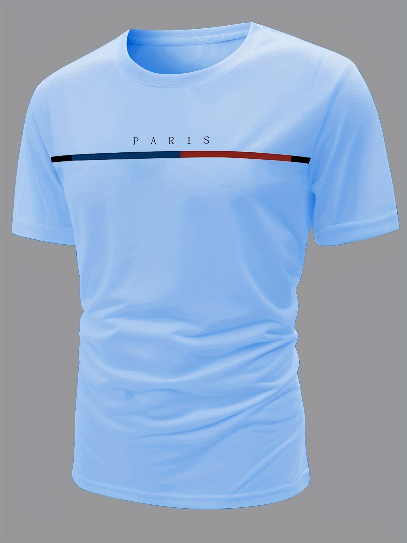 paris theme pattern print mens comfy t shirt graphic tee mens summer clothes mens outfits details 25