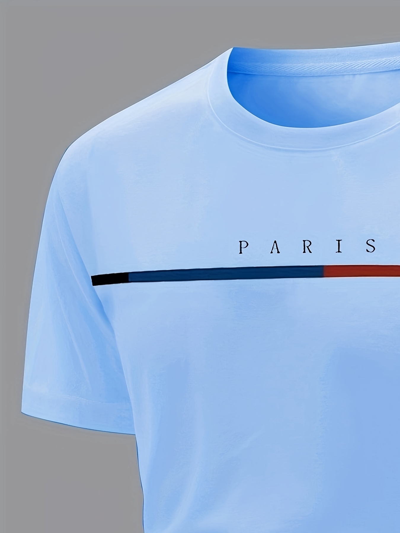 paris theme pattern print mens comfy t shirt graphic tee mens summer clothes mens outfits details 29