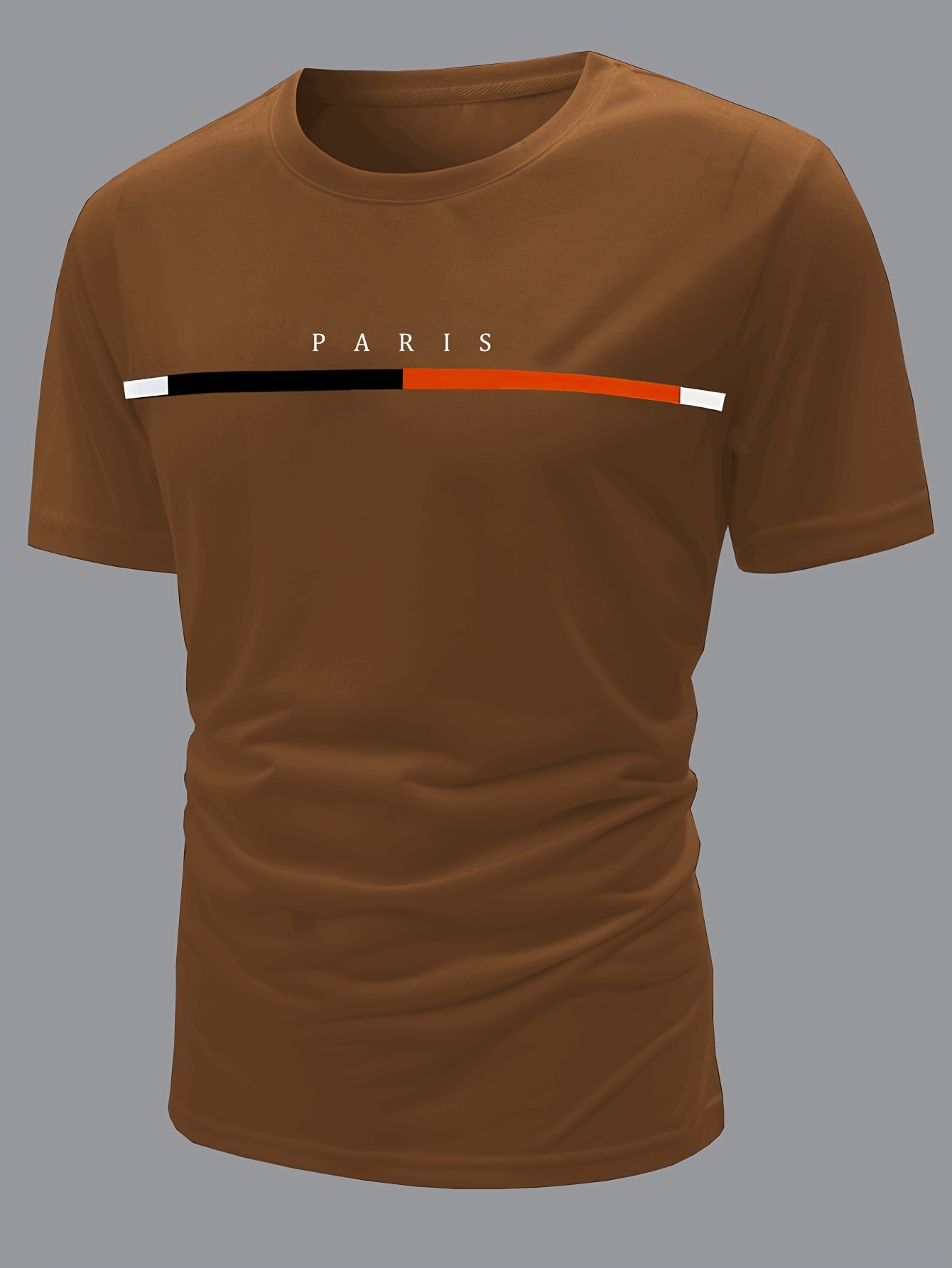 paris theme pattern print mens comfy t shirt graphic tee mens summer clothes mens outfits details 55