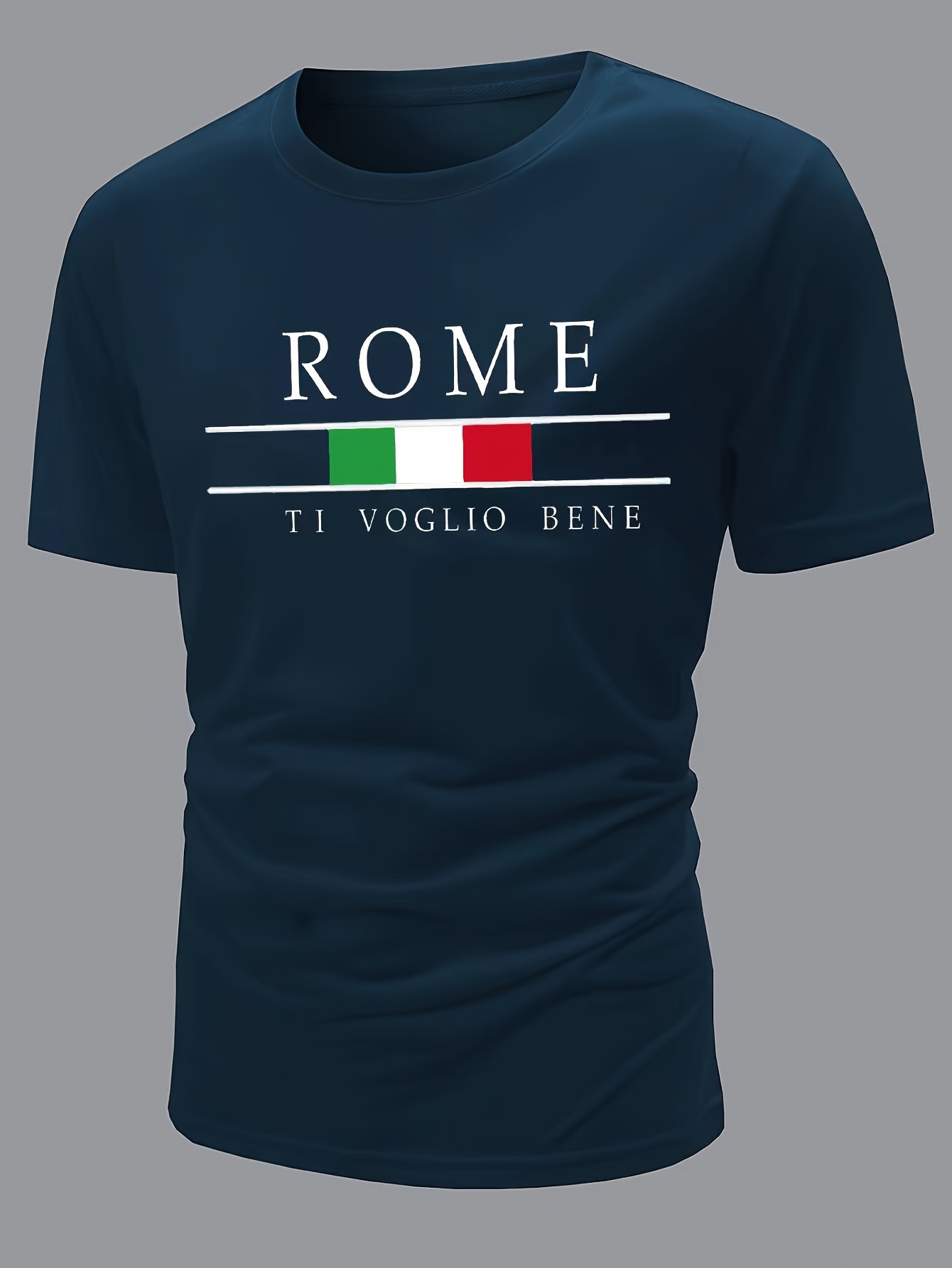 rome print mens t shirt for summer outdoor stylish mens crew neck tops gift for men details 5