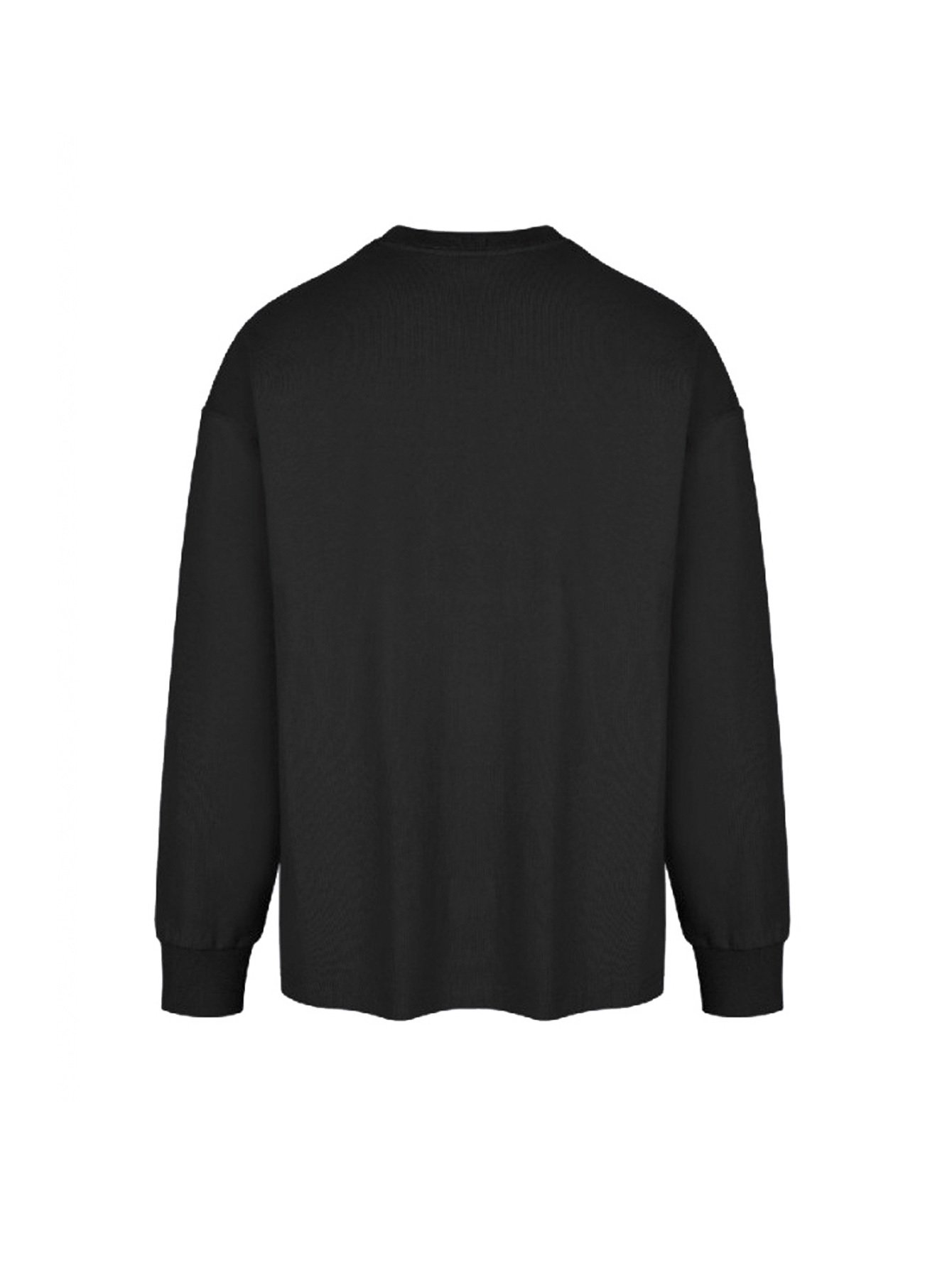 simple cross print mens trendy long sleeve crew neck t shirt spring fall details 12