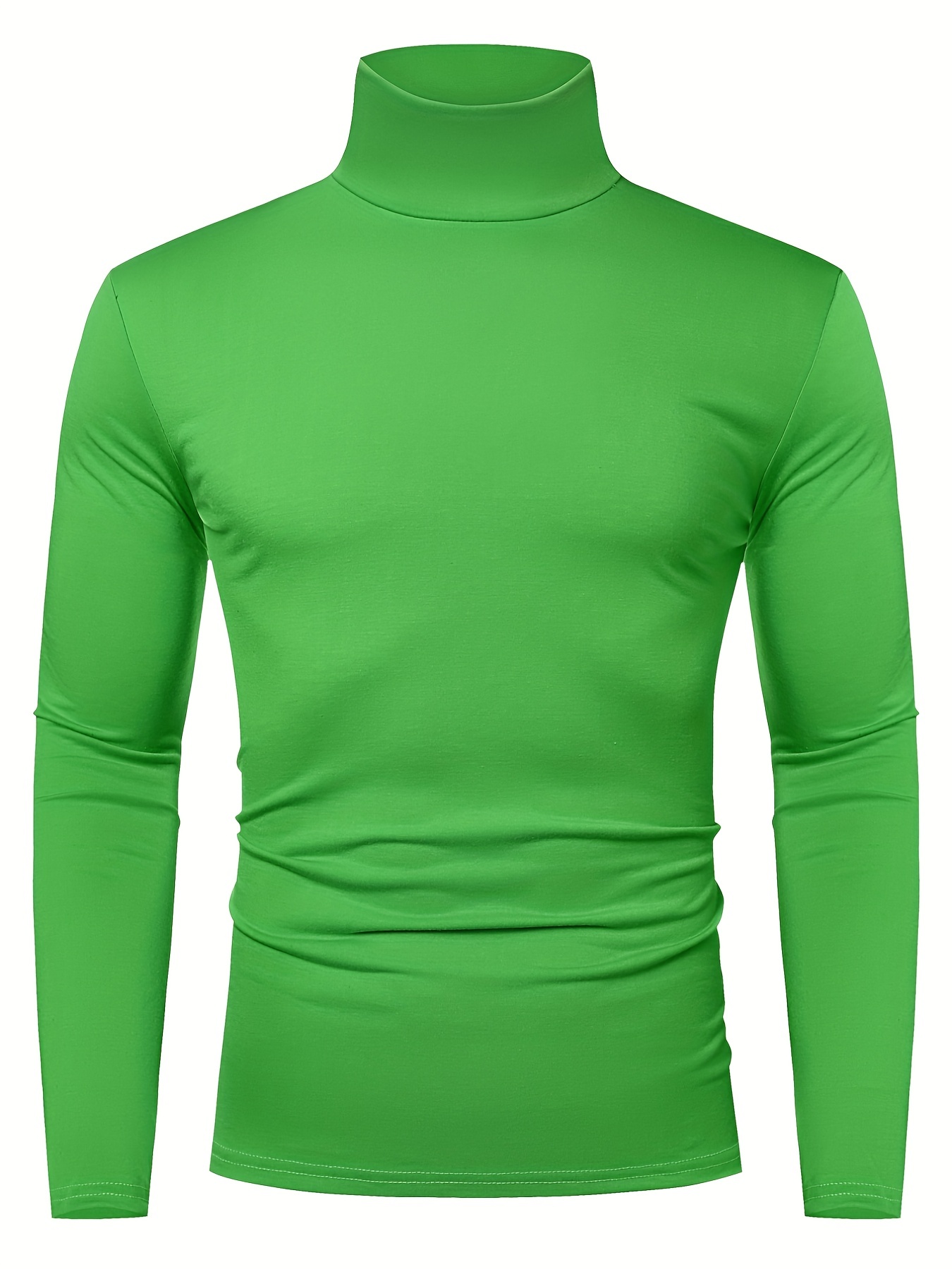 stylish multicolor bottoming shirt mens turtleneck long sleeved t shirt details 38