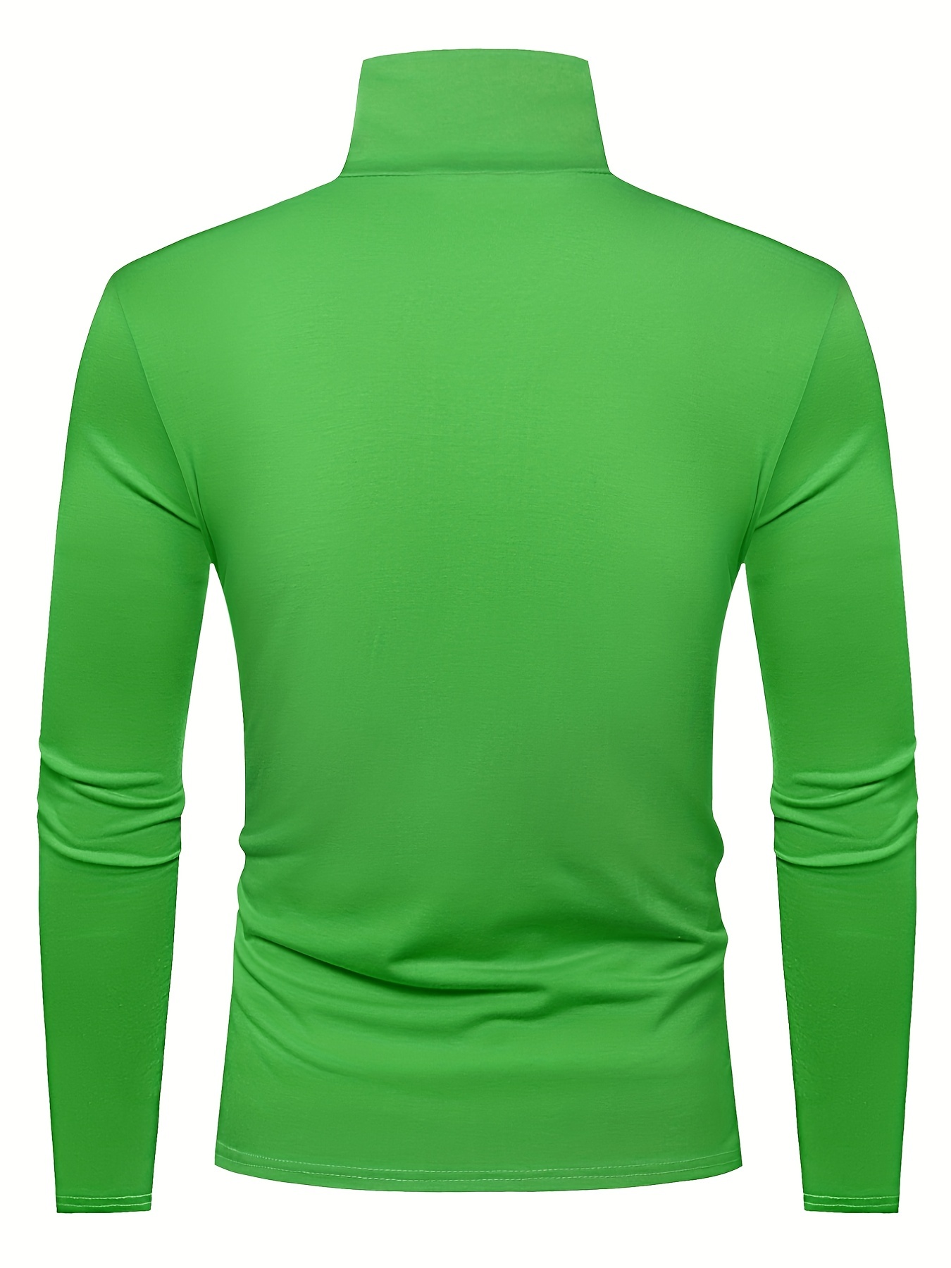 stylish multicolor bottoming shirt mens turtleneck long sleeved t shirt details 41