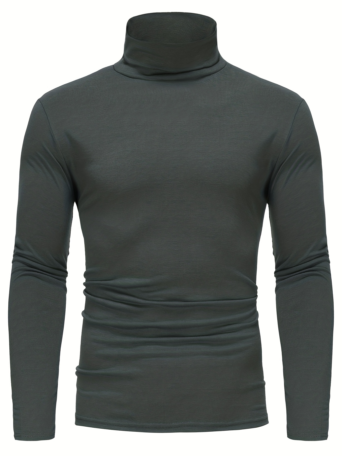 stylish multicolor bottoming shirt mens turtleneck long sleeved t shirt details 44