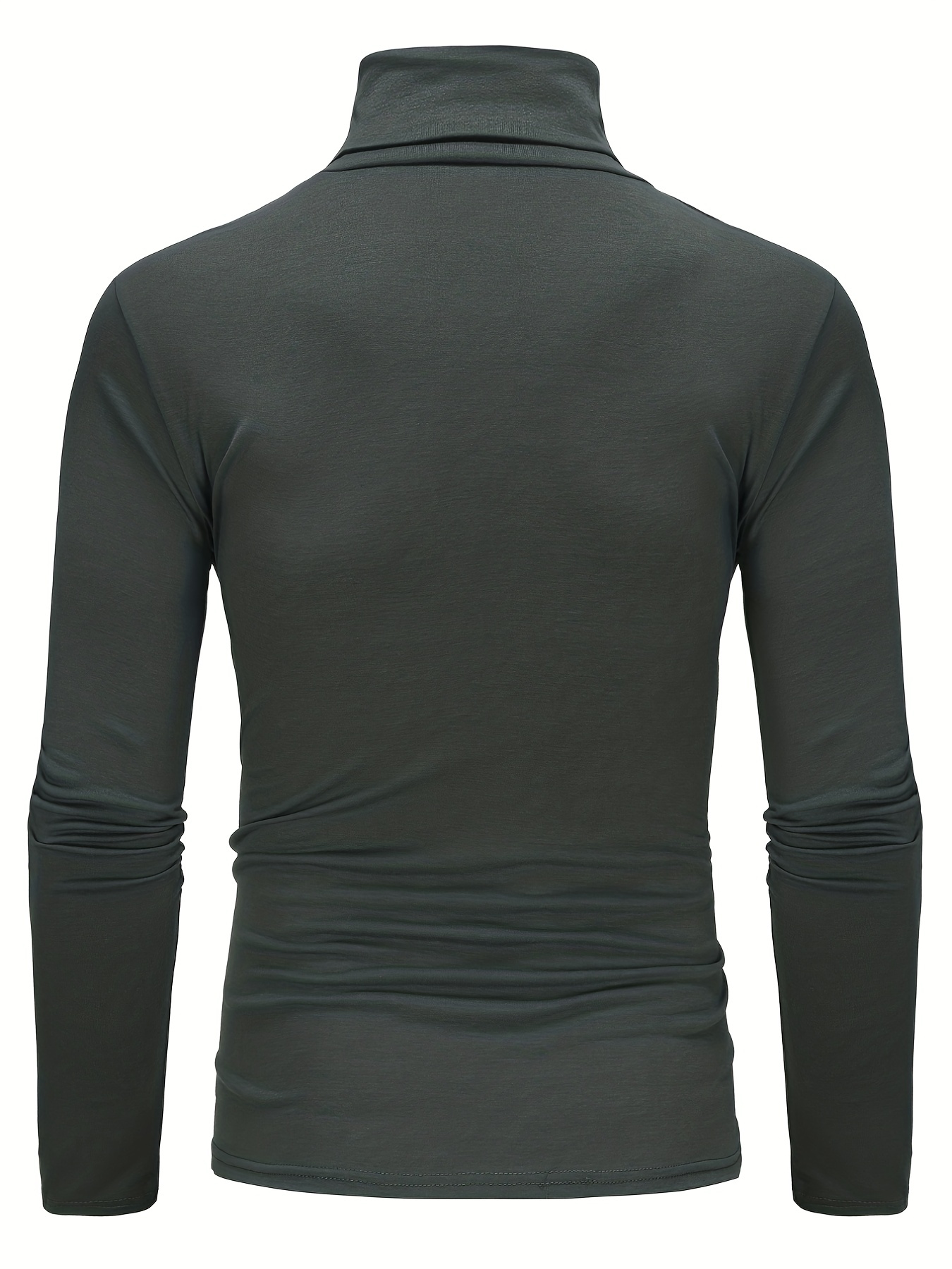 stylish multicolor bottoming shirt mens turtleneck long sleeved t shirt details 48