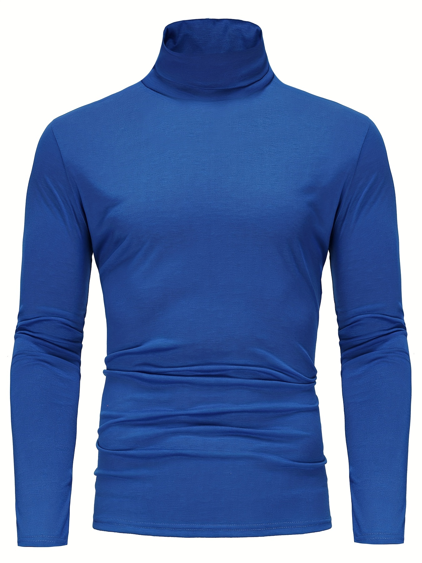 one size smaller close fitting and thin mens casual long sleeve turtleneck base layer shirt best sellers details 50