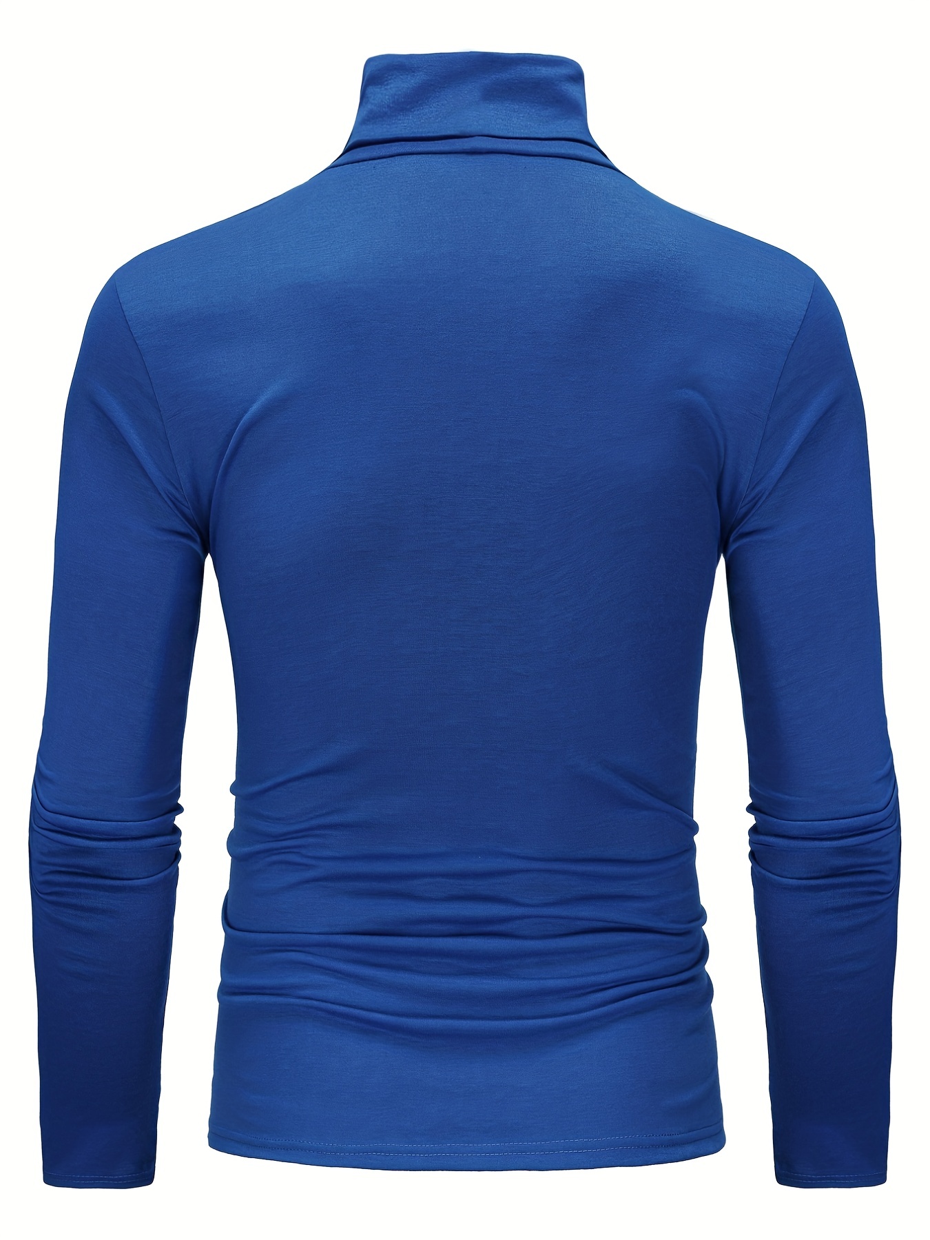 one size smaller close fitting and thin mens casual long sleeve turtleneck base layer shirt best sellers details 54