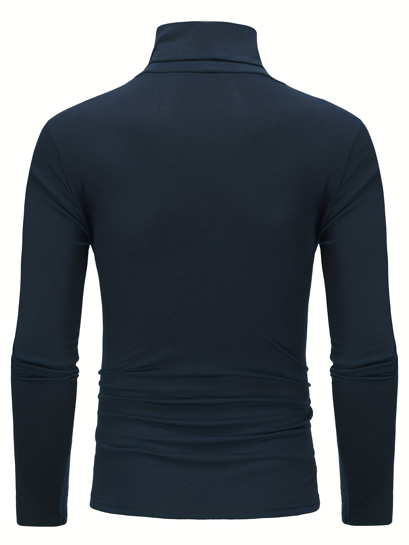 one size smaller close fitting and thin mens casual long sleeve turtleneck base layer shirt best sellers details 61