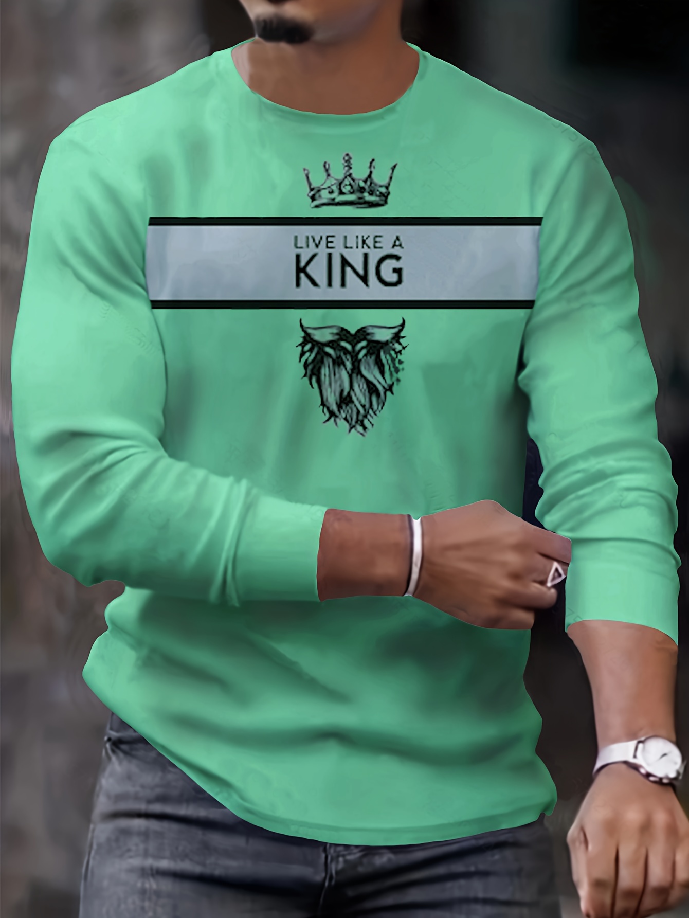 king print mens graphic design crew neck long sleeve active t shirt tee casual comfy shirts for spring summer autumn mens clothing tops details 13