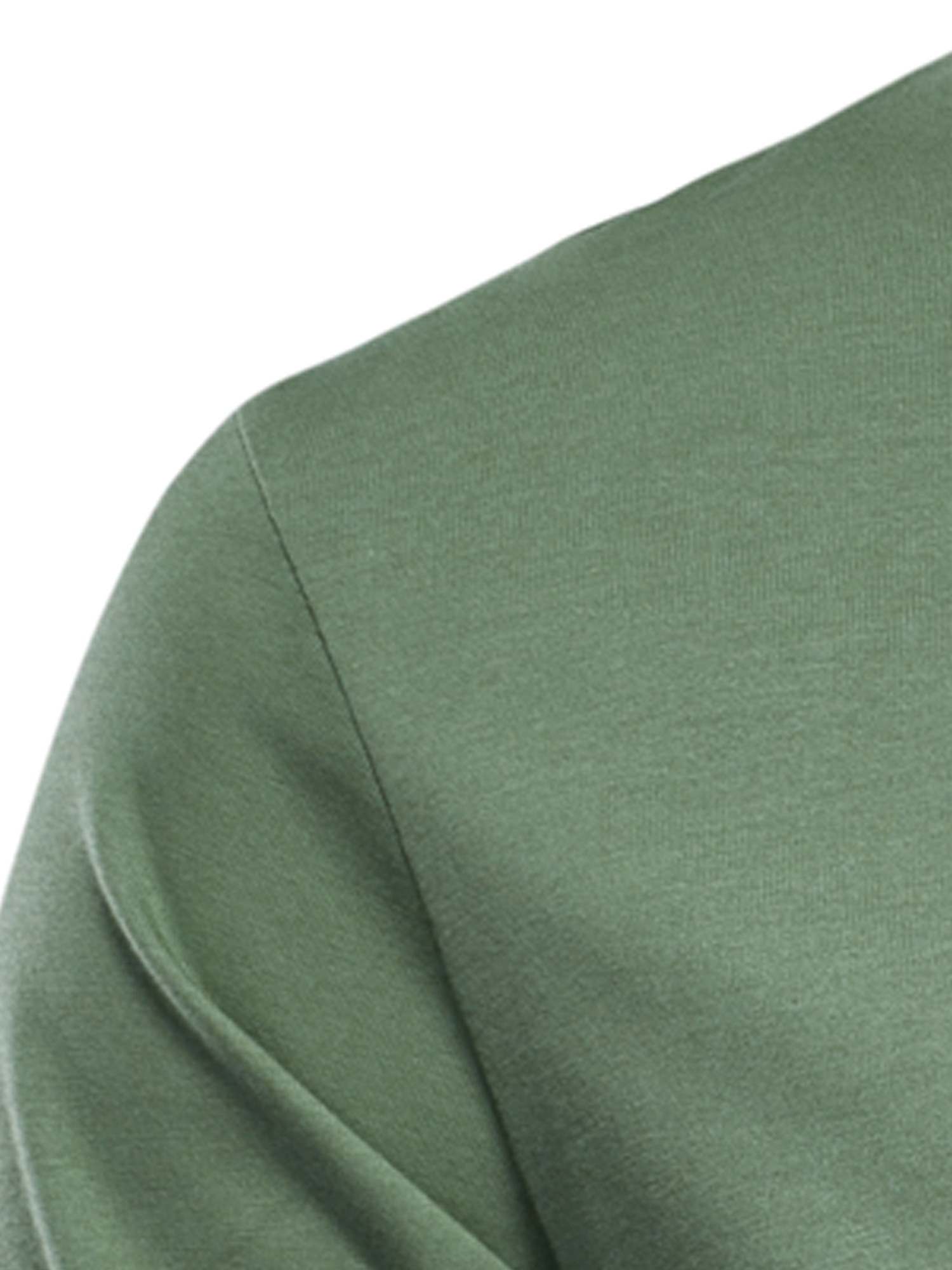 mens basic solid cotton o neck long sleeve t shirt details 3